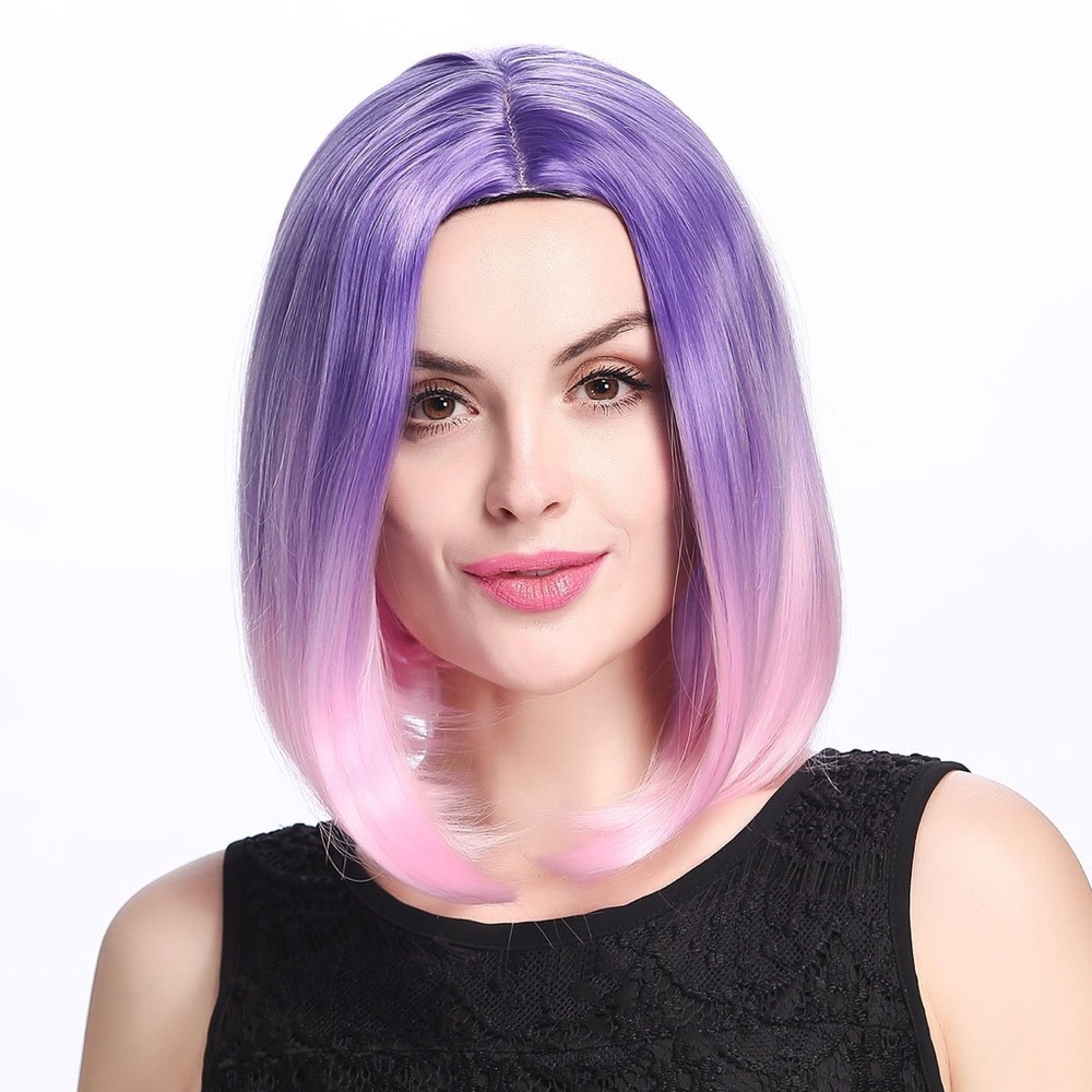 KISSPATA Purple/Pink Ombre Wig